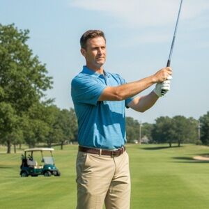 Members Mark performance Men's Blue Polo Shirt size XXL